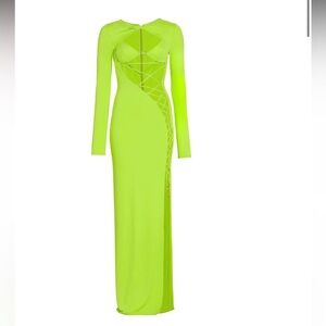 RUNWAY PRE FALL ‘22 DUNDAS Blink Lace-Up Column Gown